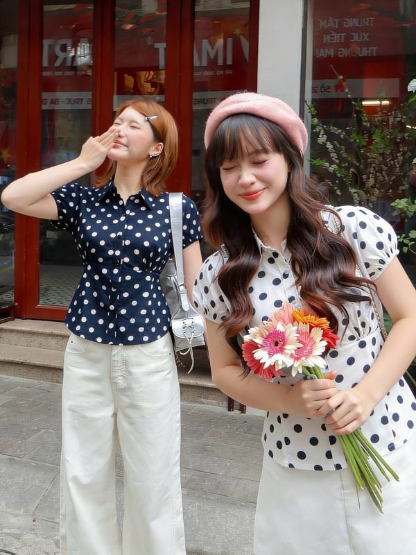 Polka Dot Blouse